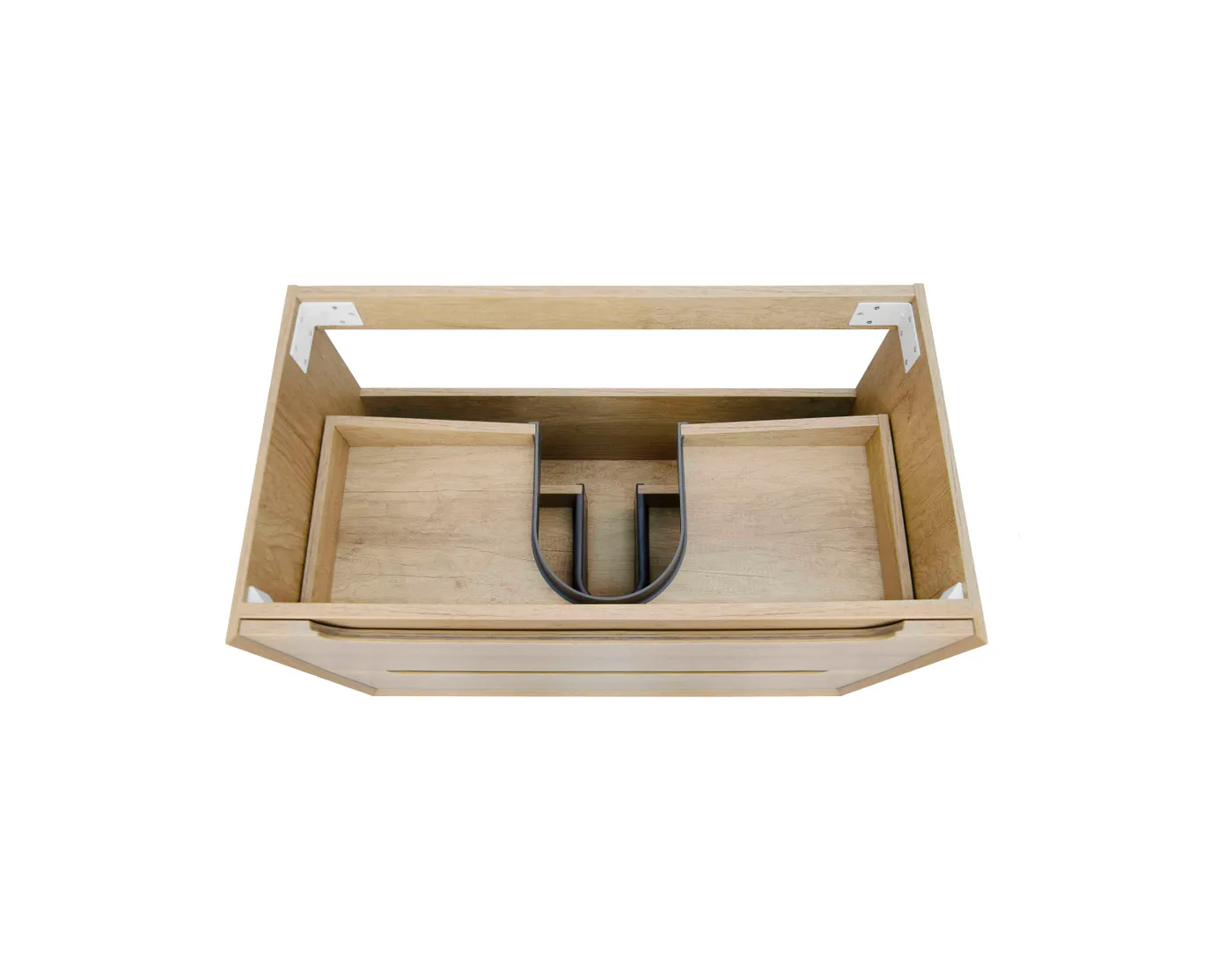 Byron 600mm Natural Oak Wall Hung Vanity - Image 3