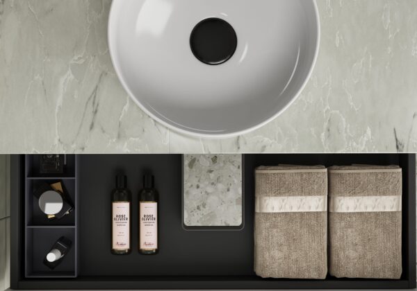 Aulic Carita Wall Hung 750mm Cabinet Only - Image 2