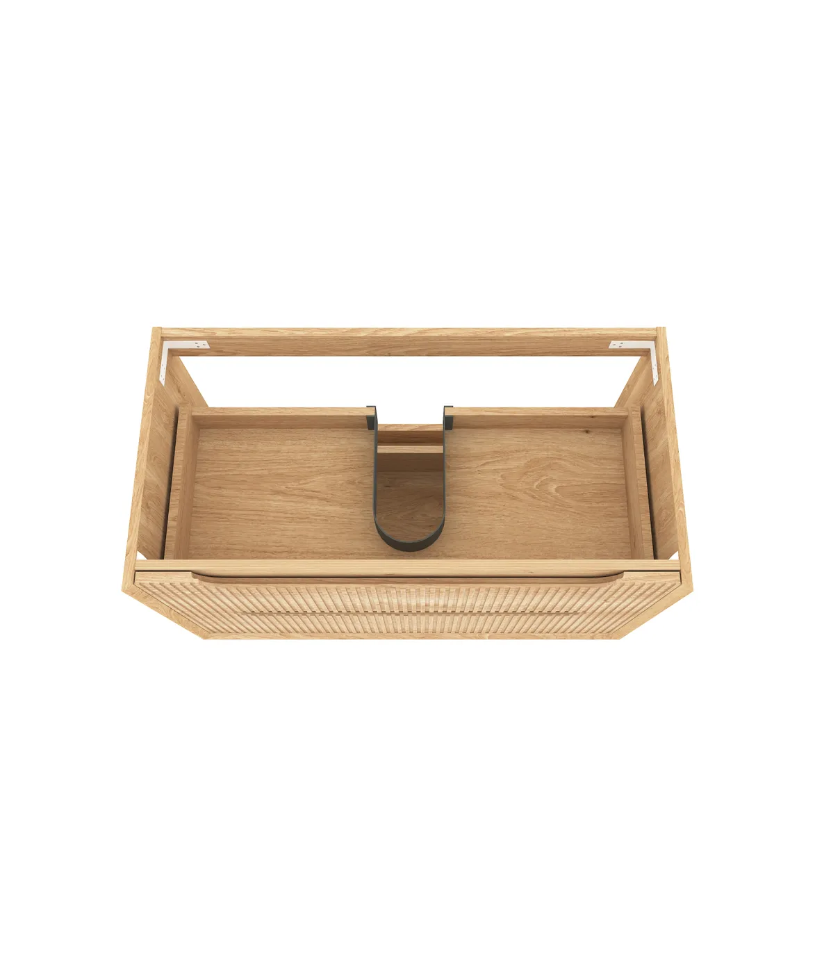 Byron Fluted 750mm Woodland Oak Wall Hung Vanity - Image 6