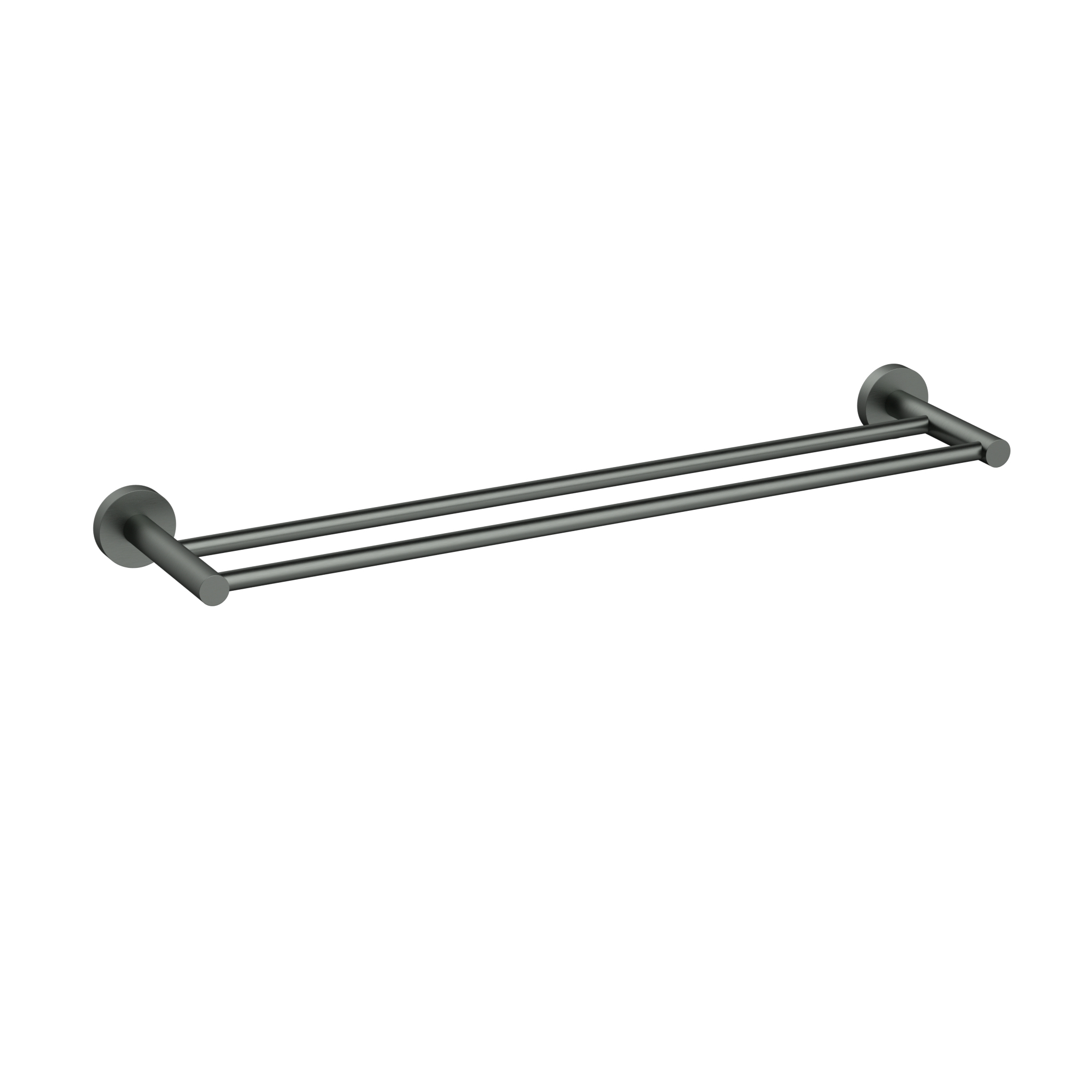 Otus Slimline SS304 Towel Rail Double 600mm Gun Metal