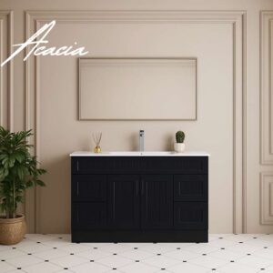 Acacia 900mm Cabinet & Ceramic Basin