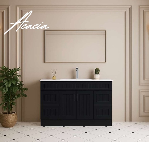 Acacia 900mm Cabinet & Ceramic Basin