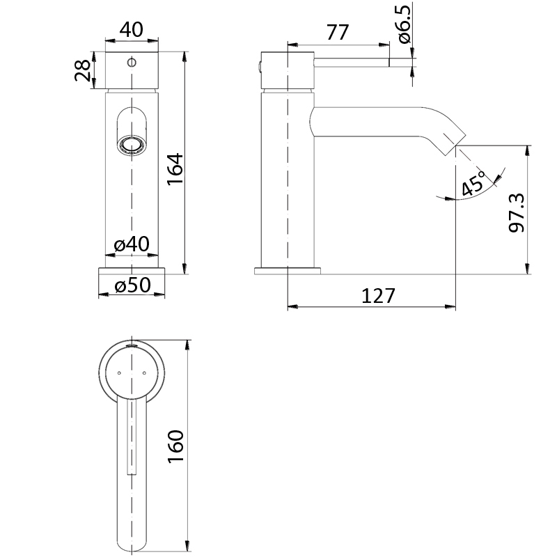 Hali Basin Mixer Brushed Nickel - Image 2
